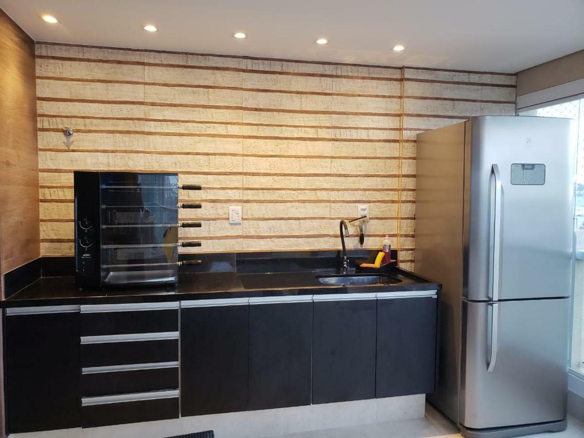 Apartamento Apto Com Vista Para O Mar E Ampla Varanda Gourmet Guarujá Exterior foto